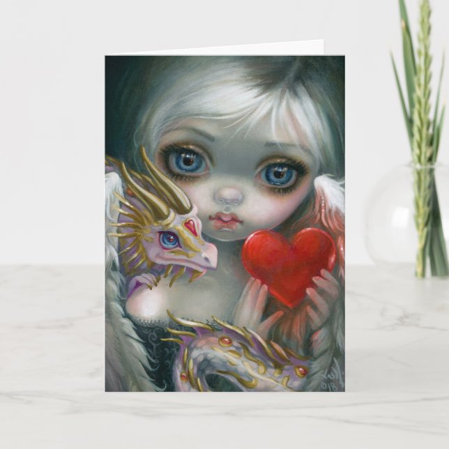 Una Dragonizante tarjeta de felicitación de San Va (Anverso)