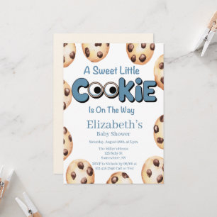 Una dulce invitación de baby shower para niño: Un