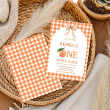 Una dulce invitación de cumpleaños número uno de G