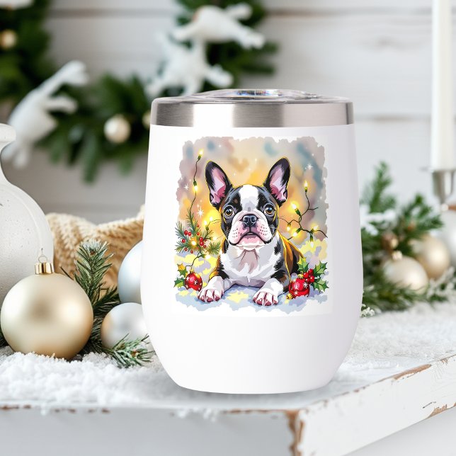 Una dulce Navidad de Terrier de Boston (Subido por el creador)
