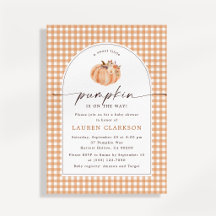 Una dulce pequeña invitación de baby shower de Arc