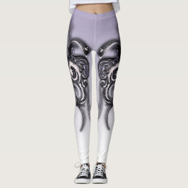 "Una elegancia reflectante", leggings femeninas