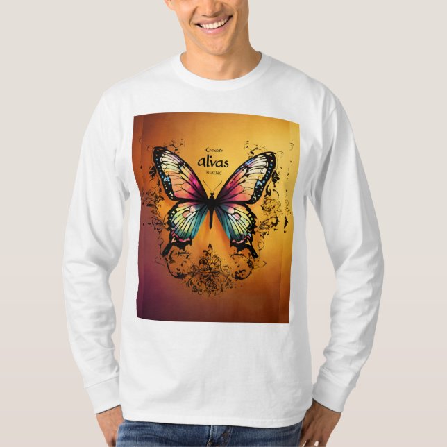 una elegante camiseta hace que la moda se sienta c (Anverso)