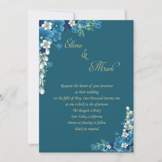 Una elegante invitación a la boda