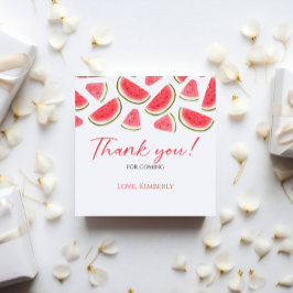 Una En Una Etiqueta De Favor De Cumpleaños De Meló