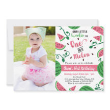 Una En Una Invitación De Fiesta De Cumpleaños De M