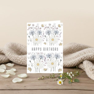 Una encantadora tarjeta de felicitación de cumplea
