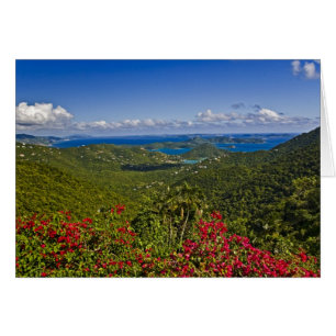 Una escena de Cruse Bay, St. John U.S Virgin