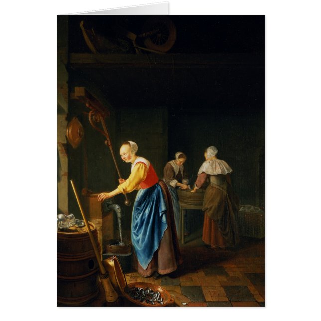 Una escena de la cocina (Frente)