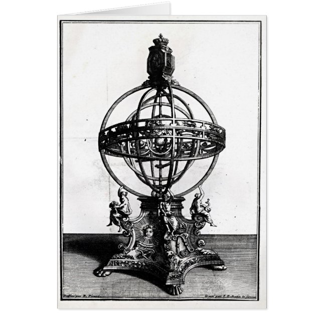 Una esfera armilar del sistema Copernican (Frente)