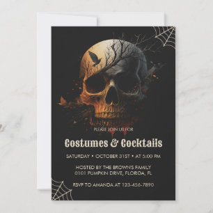 Una espeluznante invitación a Halloween