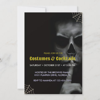 Una espeluznante invitación a Halloween
