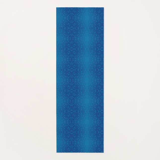 Una esterilla de yoga vertical y rectangular con u (Anverso)