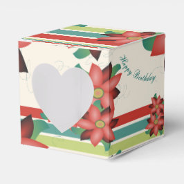 Una Estupenda Caja De Favor De Chocolate De Papel