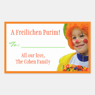 Una etiqueta de purim Freilichen