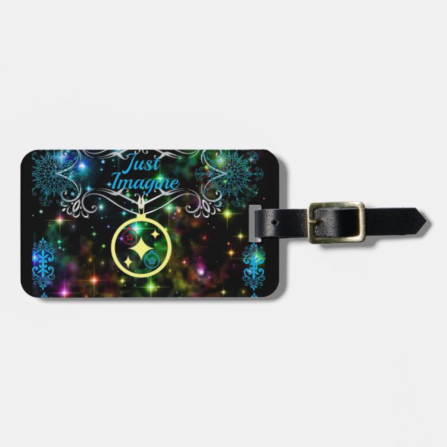 Una etiqueta para el equipaje. (Frente Horizontal)