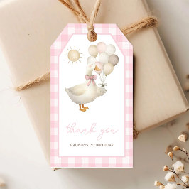 UNA Etiquetas de Regalo de Ganso Tonto, Globos