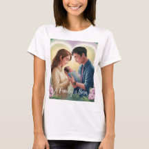 Una familia nace camiseta para padres recién nacid