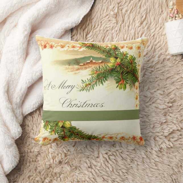 Una feliz almohada navideña (Manta)