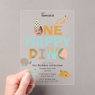 Una Feliz Invitación de Dino Dinosaurio para Cumpl