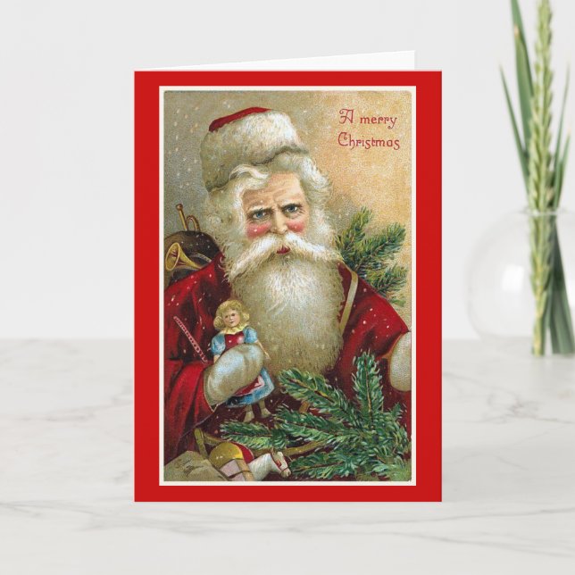 "Una Feliz Navidad" Vintage Navidad (Anverso)