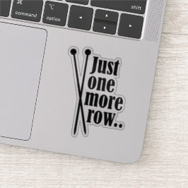 Una fila más: pegatina de vinilo
