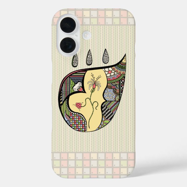 Una flor dentro del Funda de Funda-mate (Reverso )