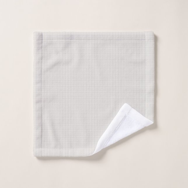 Una forma blanca optimizada en diseño, ostentando  (Toallita)
