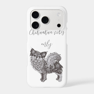 Una funda para iPhone 11 Pro con chihuahua