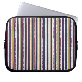Una funda para portátil con rayas verticales color