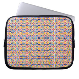 Una funda para portátil con un vibrante