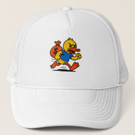 Una gorra de camionero de pato ladrón al estilo PO