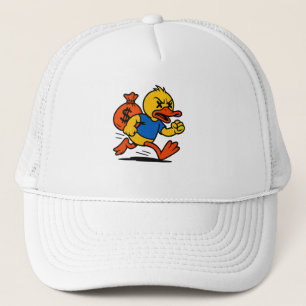 Una gorra de camionero de pato ladrón al estilo PO