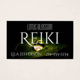 Una gota de agua en Reiki hoja