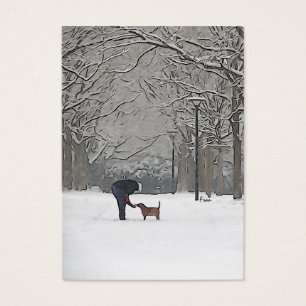 una gota de nieve