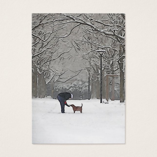 una gota de nieve (Frente)