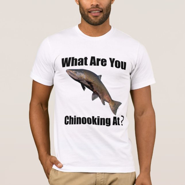 Una graciosa camiseta de pescado para tu pescador  (Anverso)