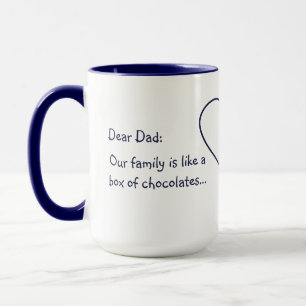 Una graciosa taza de texto personalizado para un m