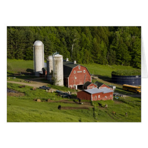 Una granja en el centro de Barnet, Vermont.