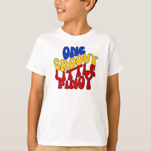 Una Groovy pequeña camiseta de un joven de Pinoy, 