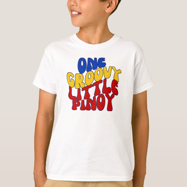 Una Groovy pequeña camiseta de un joven de Pinoy,  (Anverso)