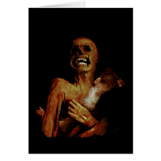 Una hambrienta zombi