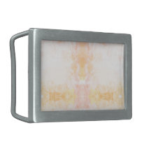 Una hebilla rectangular de cinturón de metal