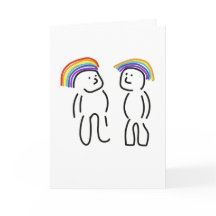 una hermosa invitación a la boda LGBTQ