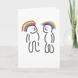 una hermosa invitación de boda LGBTQ