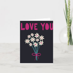 Una hermosa invitación floral al El día de San Val