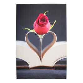 Una historia de amor arte mural Metalizado