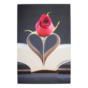 Una historia de amor arte mural Metalizado