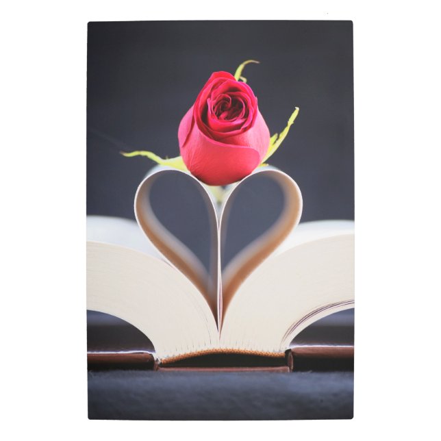 Una historia de amor arte mural Metalizado (Anverso)