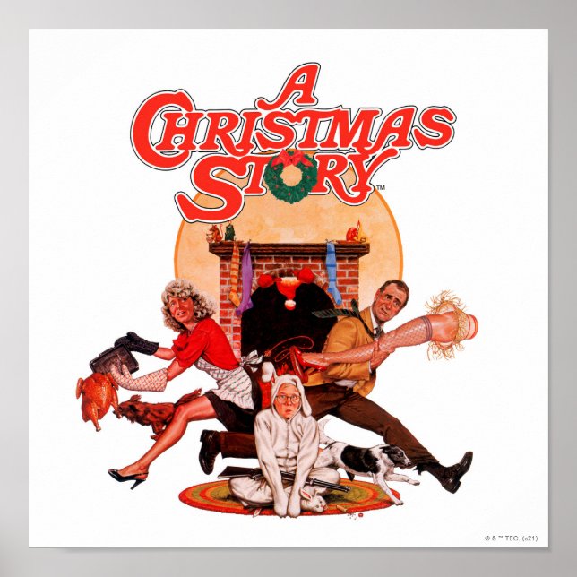 Una historia de arte Poster Navidad (Frente)